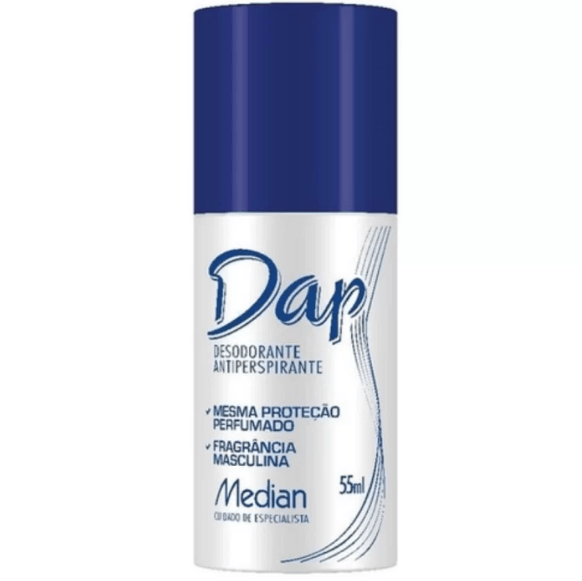 Desodorante Antitranspirante Roll-On Dap Masculino Hipoalergênico Sem Álcool 55ml